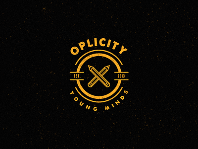 Oplicity Crest badge crest emblem icon jorge ros logo oplicity project young minds