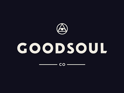 GOODSOUL Co. all seeing eye eye good goodsoul logo masonic soul triangle type