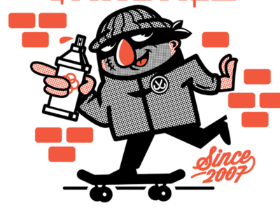 All City Vandalz goon graffiti skate spray streetwear valdal