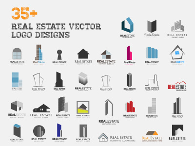 Real Estate Vector Logos architecture construction agent download free logo psd real estate vector