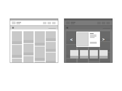 Mini Wireframe prototype wireframe