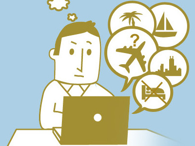 Plan Travel man people retro stylize travel