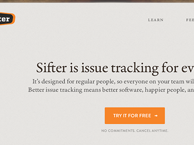 Sifter header sifter