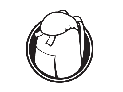 An icon for TalentCampDKs new website bagpack icon