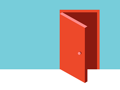 Justadoor door illustration vector