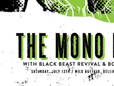 Monomen Rough 3 #2 condensed poster shadow the mono men typography