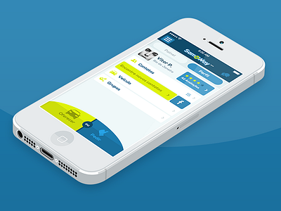 SameWay - Car Sharing brazil car car sharing dribbble ios 7 iphone 5 mobile sameway social network ui