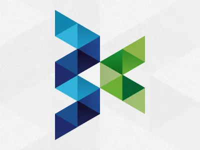 Logo blue green istanbul origami turkey web design web tasarım
