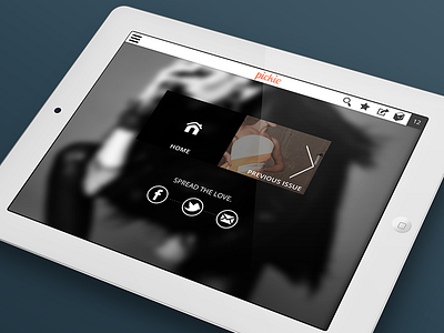 Pickie 2.0 Preview app design interface ipad