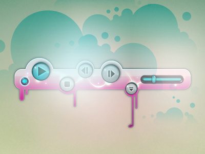 Music Player app button buttons design ui ux