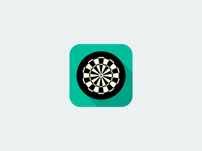 Darboard icon app dartboard darts icon ios