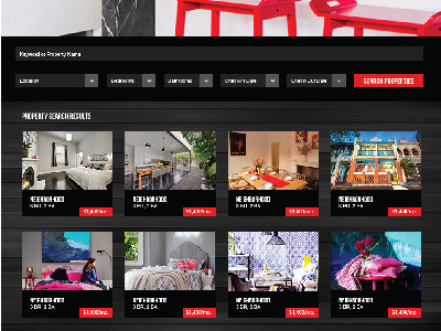 Real-Estate Website Design booking design hotel interface realestate rental room travel ui user web