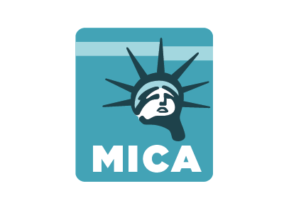 MICA logo america liberty logo statue statue of liberty