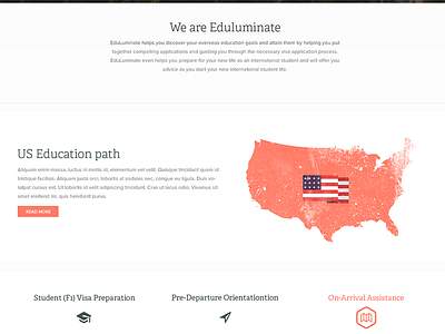 US Education Path education minimalist simple us white