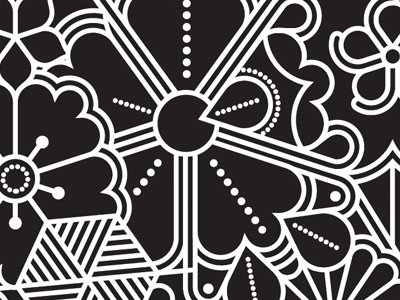 floral pattern experiment flower illustration japan linear pattern vector 花 華