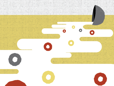 Spilled Cheerios cheerios illustration