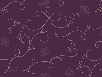 Cottonwood Pattern leaves pattern purple swirl trees