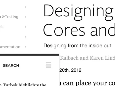 Designing the Core of the Burger responsive typography