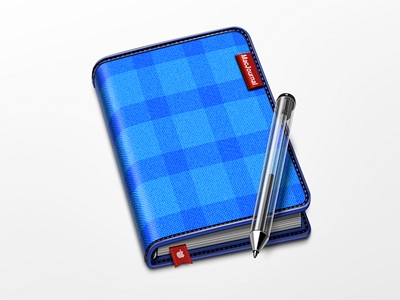 Notebook icon fabric icon notebook pen