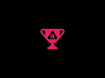 Cup award cup flat geometric glyph icons logo simple