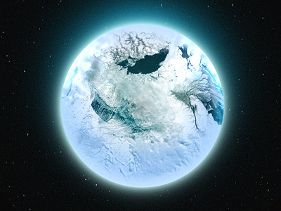 One Layer Style - Ice Age Sphere chrome design effect free layer photoshop planet psd sphere star style sun