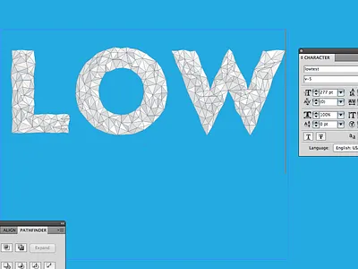 IT LIVES! chromatic low poly modular otf triangles ttf typeface