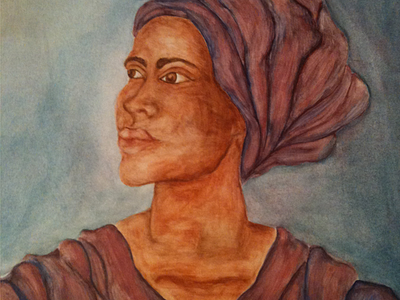 "Pride" painting watercolor woman