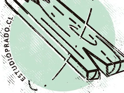 madera ilustration stiker