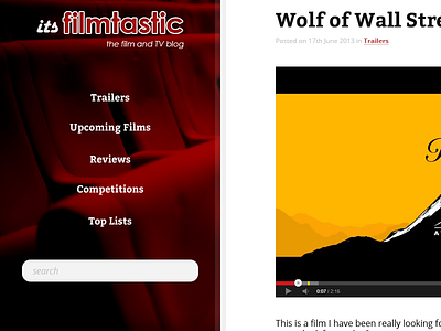 itsfilmtastic Blog Side Menu black blog blog post flat itsfilmtastic menu red search side menu sidebar