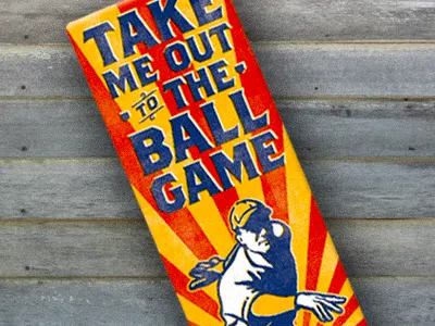 ballgame 2 athletics baseball distressed retro sign sports texture tin vintage