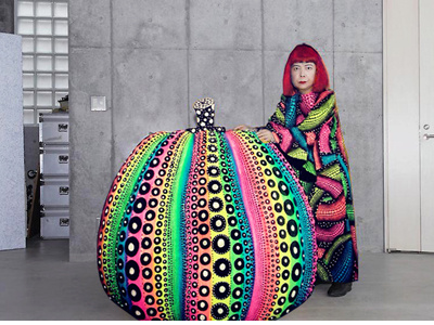 Playing with Yayoi Kusama by Luna Portnoi art colors kusama rainbow yayoi