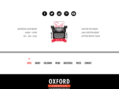 The Footer footer garamond pathway