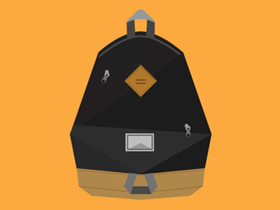Bag backpack school zipper