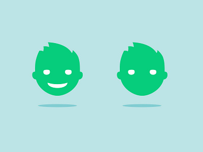 Designer Bob Icon Update blue cute designer bob face green head human icon little me mini smile