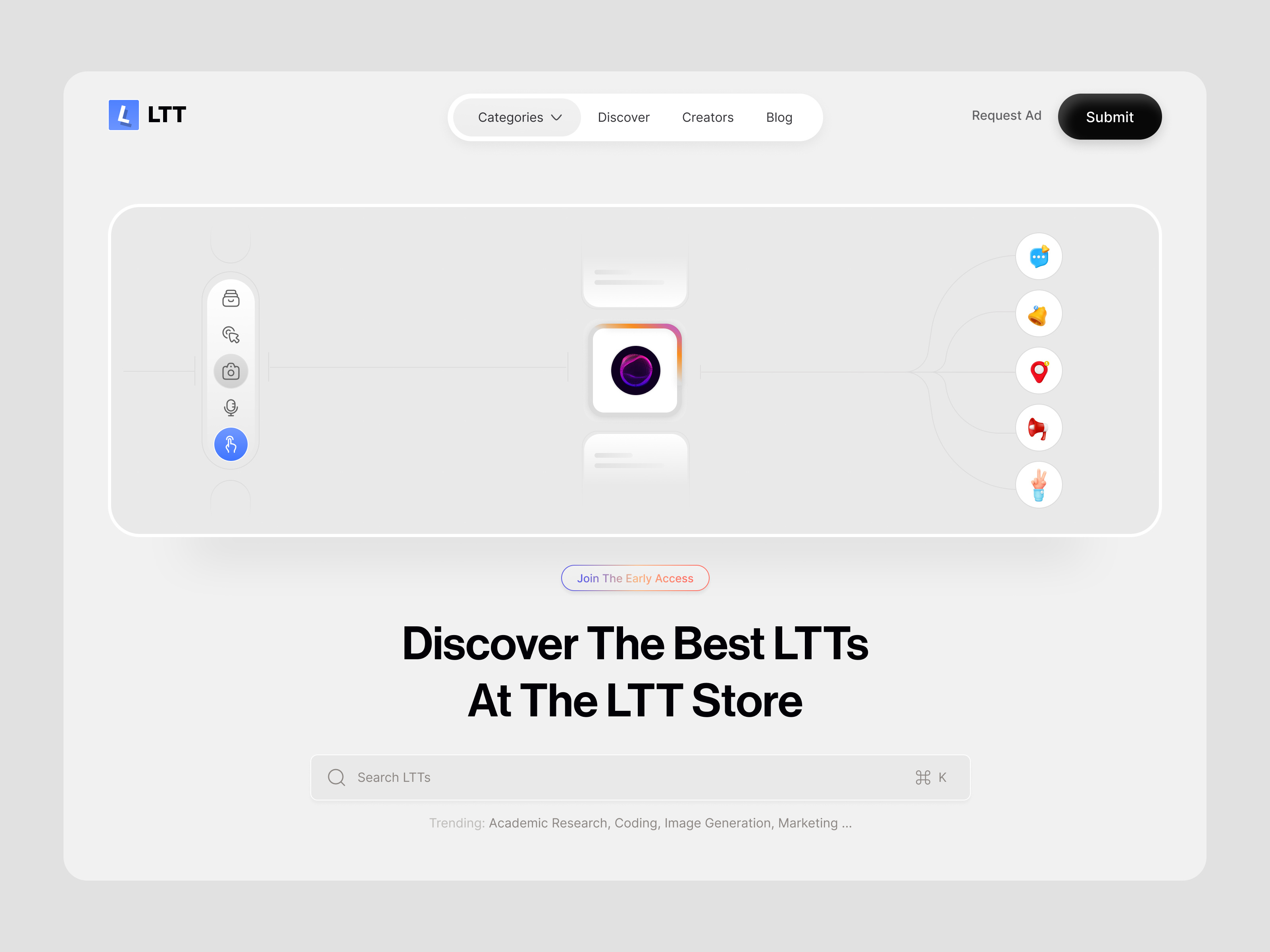 Example of Saas Landing Page Design