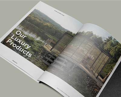 Azure Outdoor Living Product Portfolio Booklet adobe indesign branding brochure catalog clean design creative design dribbble graphic design illustration luxury print print design product portfolio booklet uk usa