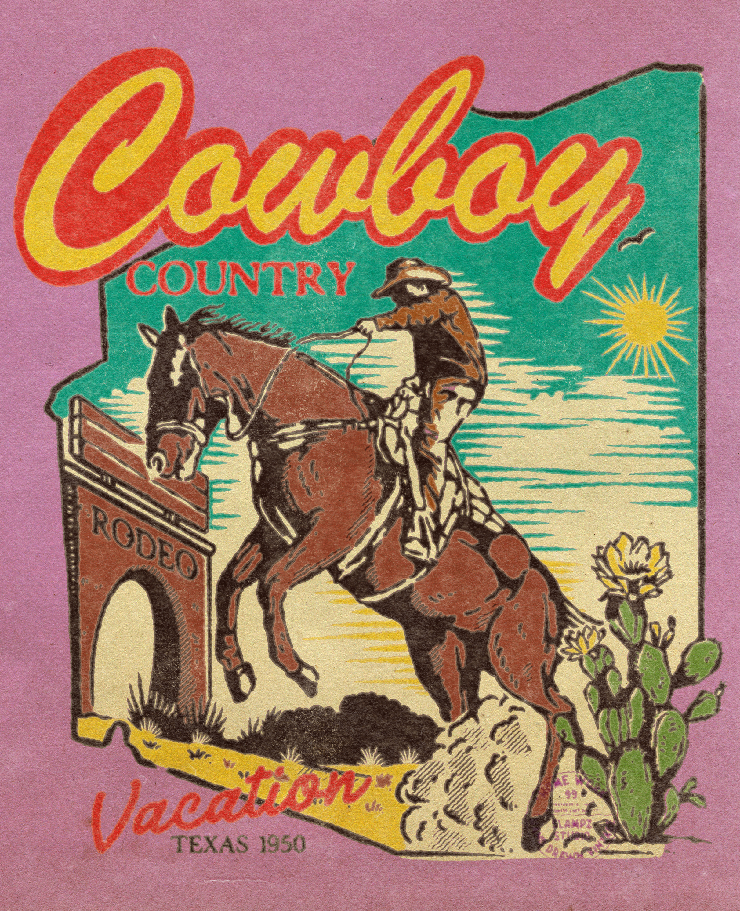 Vintage Cowboy branding clothing design cowboy graphic design logo texas tshirt vintage
