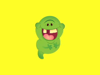 Slimer character design design illustration slimer vector