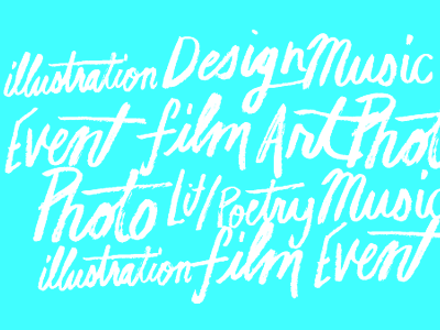 Collect 2.0 blog brush hand drawn lettering spokane