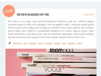 Post of a beauty blog beauty blog blogpost light minimal open sans post tags