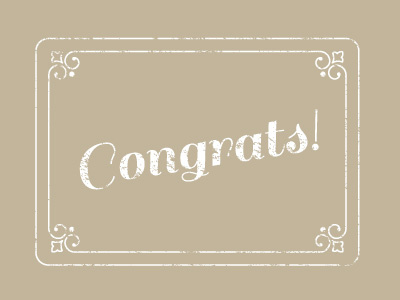 Congrats! card congrats first home maker of rad texture