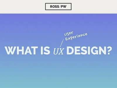 What is UX Design? career design keynote link presentation preso slides speakerdeck user experience ux