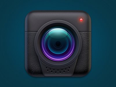 Cinematic icon camera icon ios iphone lens video