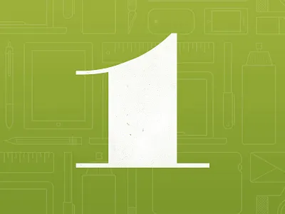 Year One illustration numeral