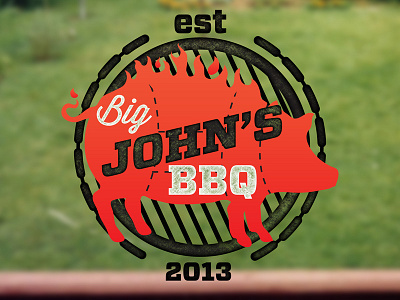 Big Johns BBQ bbq big johns john logo