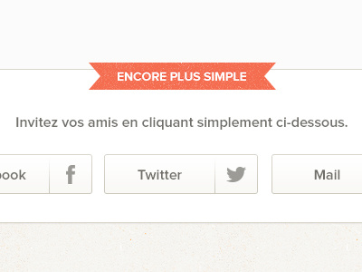 Invite your friends clean maestrooo minimalism pattern ribbon subtle texture twitter ui ux webapp webdesign