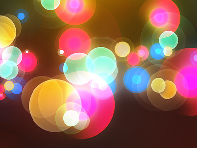 Lights circles colour fun illustration