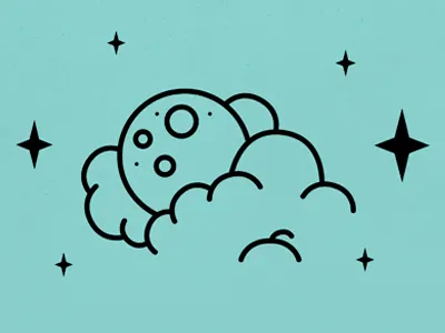 Little Moon clouds little moon sky stars