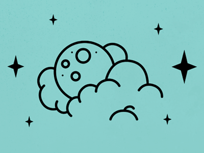 Little Moon clouds little moon sky stars