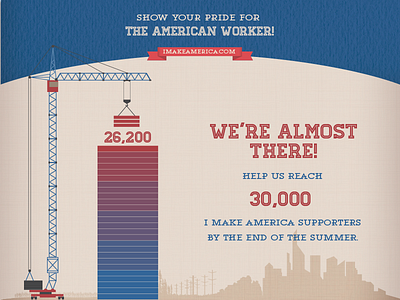 I make America design info graphic